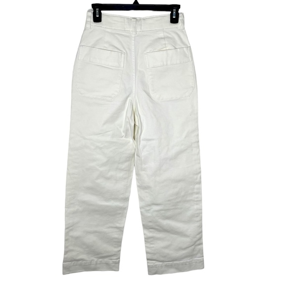 NEW WITH TAGS Everlane Bone The Organic Wide-Leg Pant in Size 4 - Picture 6 of 10